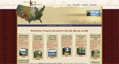 Desktop Screenshot of midwestlandlocator.com